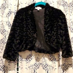 black soft bolero